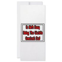 It Aint' Easy...World's Greatest Dad rack cards
