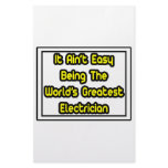 It Aint' Easy...World's Greatest Electrician Stationery Paper