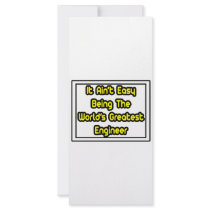 It Aint' Easy...World's Greatest Engineer rack cards