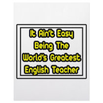 It Aint' Easy...World's Greatest English Teacher letterhead by englishteachershirts It Aint' Easy...World's Greatest English Teacher letterhead