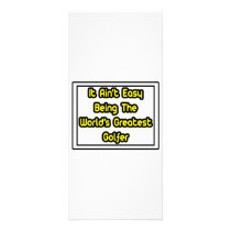 It Aint' Easy...World's Greatest Golfer rack cards by Golfer_Shirts It Aint' Easy...World's Greatest Golfer rack cards