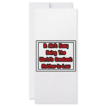 It Aint' Easy...World's Greatest Mother-In-Law rack cards