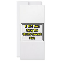 It Aint' Easy...World's Greatest Pilot rack cards