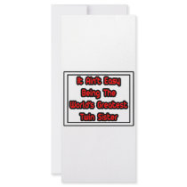 It Aint' Easy...World's Greatest Twin Sister rack cards by Shirts_For_Twins It Aint' Easy...World's Greatest Twin Sister rack cards