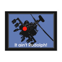 it aint rudolph postcards