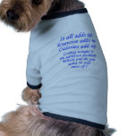 It all adds up! dog tee shirt