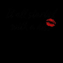 It All Started With A Kiss Maternity T-Shirt