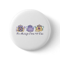 It's Always Time for Tea Pins