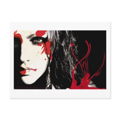 It Breaks My Heart Postcard by Mered1th