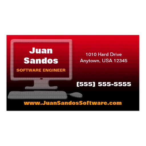 IT Business Card (front side)