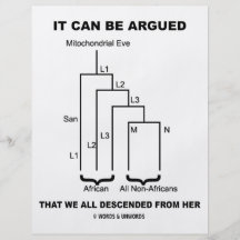 It Can Be Argued That We All Descended From Her Custom Flyer