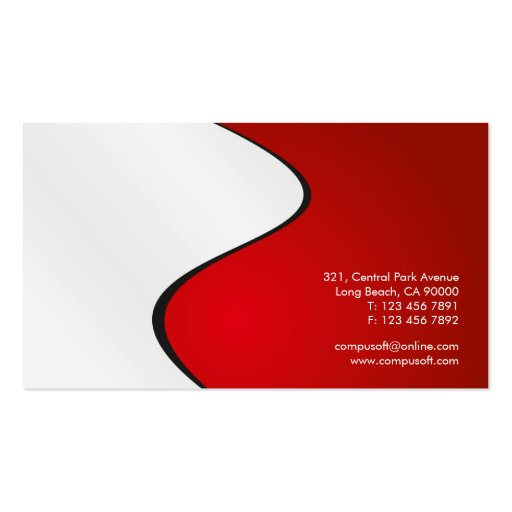 IT Consultant - Business Cards (back side)