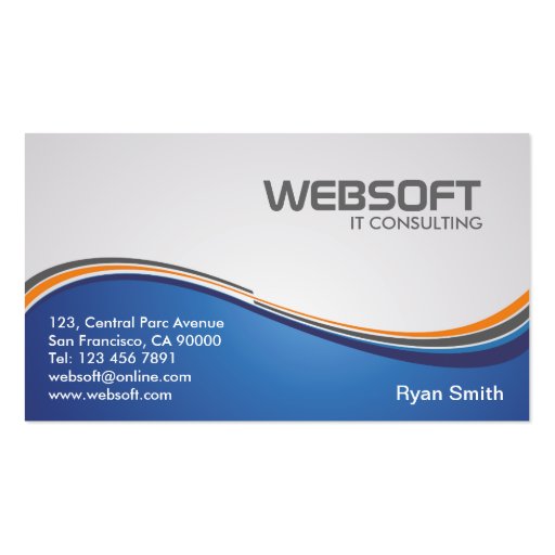 It Consulting - business cards (front side)