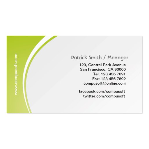 IT Consulting - Business Cards (back side)