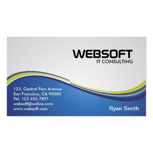 It Consulting - business cards (front side)
