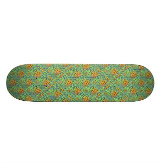 It feels like being in the woods. skate boards