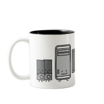 IT Happy Computer Family mugs by kitteh03 IT Happy Computer Family mugs