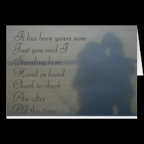 It has been years now, Just you and I Love Card