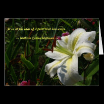 It is at the edge of a petal that love waits cards