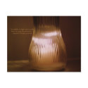 "It is better to light one candle" postcard