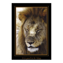 "It is good to be King." posters