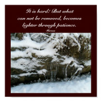 It is hard! But what can not be removed...Poster posters