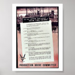 It Is Later Than You Think, Production Drive Commi posters
