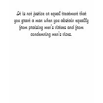It is not justice or equal treatment t-shirts