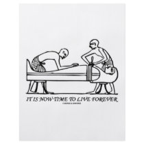 It Is Now Time To Live Forever Egyptian Embalming Personalized Flyer