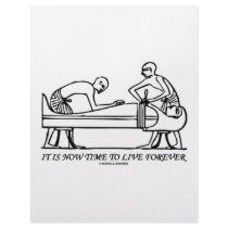 It Is Now Time To Live Forever Egyptian Embalming Custom Letterhead