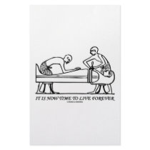 It Is Now Time To Live Forever Egyptian Embalming Customized Stationery