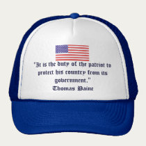 "It is the duty of the patriot... hats
