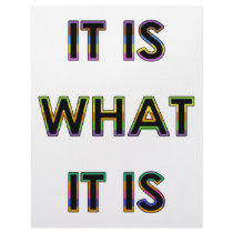 It Is What It Is! Cool humor produtcts! letterhead