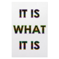It Is What It Is! Cool humor produtcts! stationery