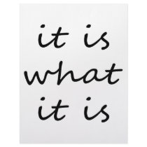 It is What It is Humor t-shirts letterhead