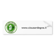 It logo LED CISU SARDEGNA Bumper Sticker