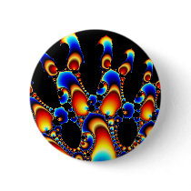 It - Mandelbrot Fractal Art Pin