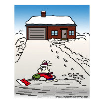 It Must Be A Tuesday - Shovelling Snow posters