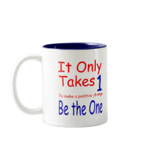 It Only Takes One Two-Tone Mug