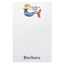 It Really Is Better...Betterton, Maryland Mermaid Stationery Design