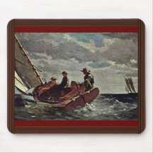 It Refreshes By Homer Winslow (Best Quality) Mousepads