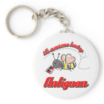 It’s awesome being Antiguan Key Chain