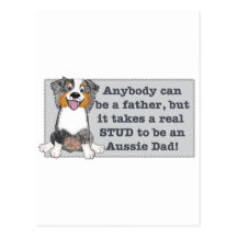 It take a stud to be an Aussie Dad Postcards