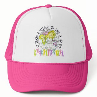 It Takes A Village Ecology Gift hat