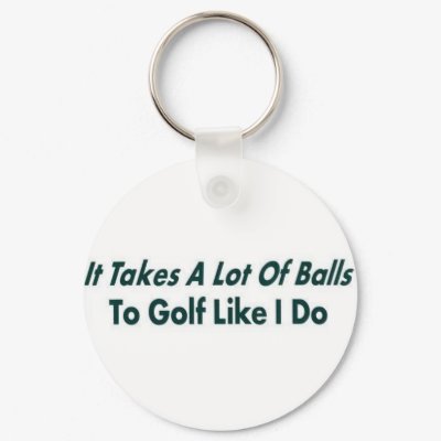 It Takes ALot of Balls Key Chain by CaringHearts