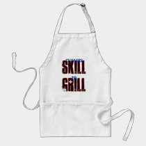 it takes skill to grill aprons