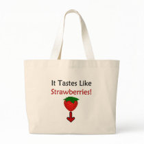 It Tastes Like Strawberries bags by bizarretees It Tastes Like Strawberries bags