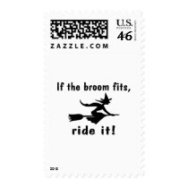 It The Broom Fits Ride It postage by TeeZazzle It The Broom Fits Ride It postage