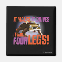 It Walks It Drives Fridge Magnets