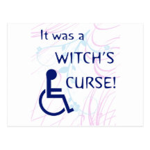 It Was A Witch's Curse: Disability Post Cards